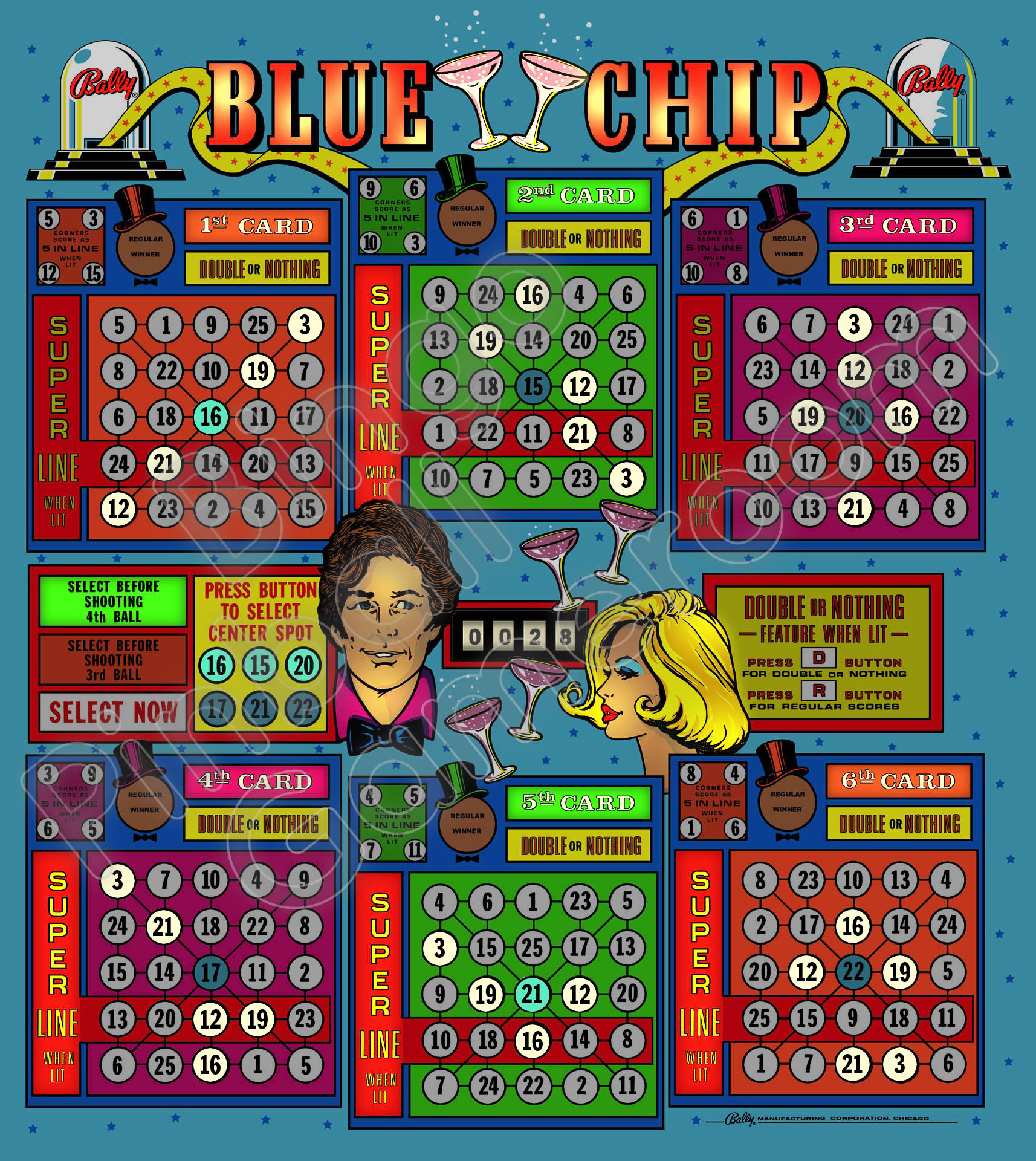 Bally Blue Chip