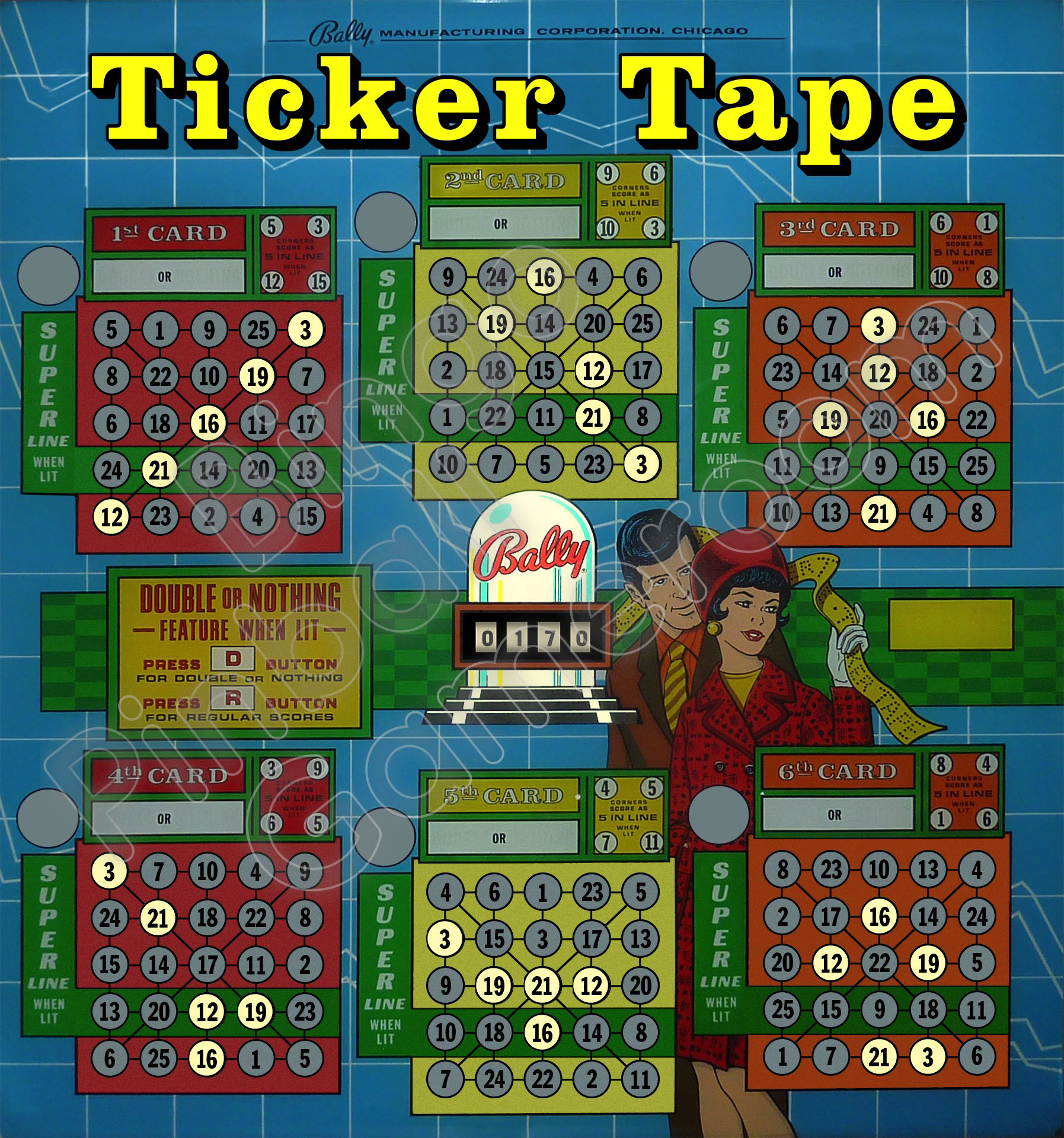 Bally Ticker Tape